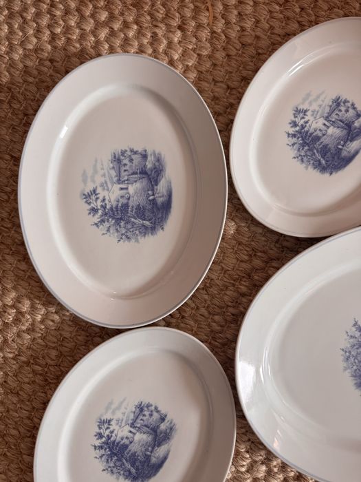 Vintage 4 travessas Vista alegre