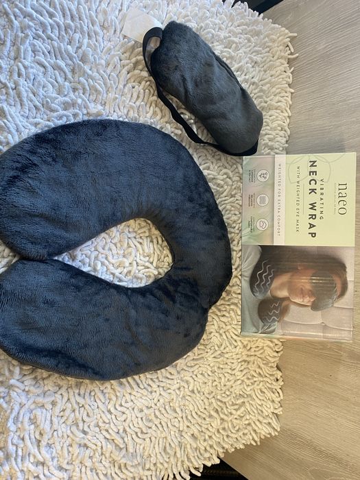 Obciążeniowa wibrująca opaska na oczy i szyję