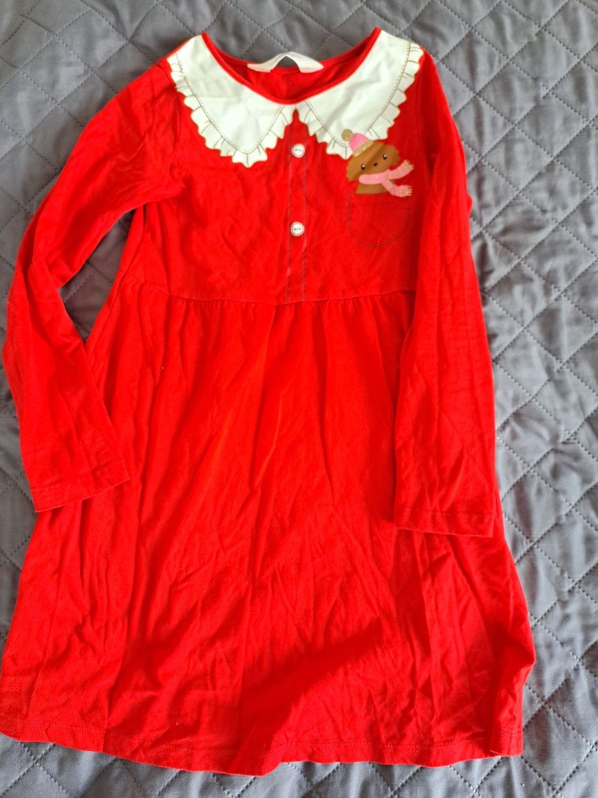 Sukienka H&M 122/128 świąteczna