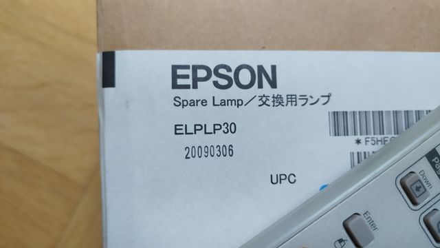 Lampa EPSON, ELPLP30, oryginał, nowa