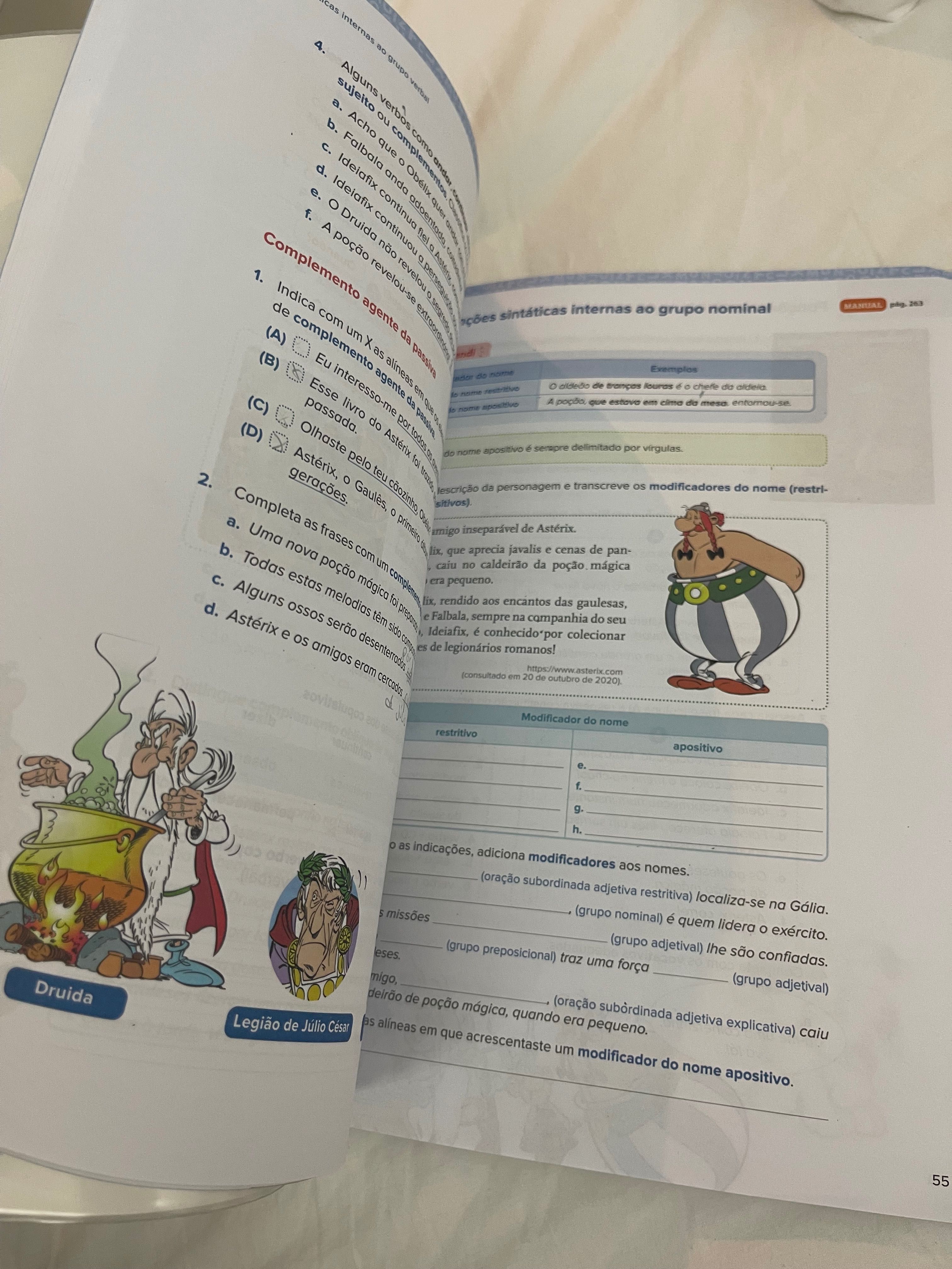 Caderno atividades Português 7.º ano