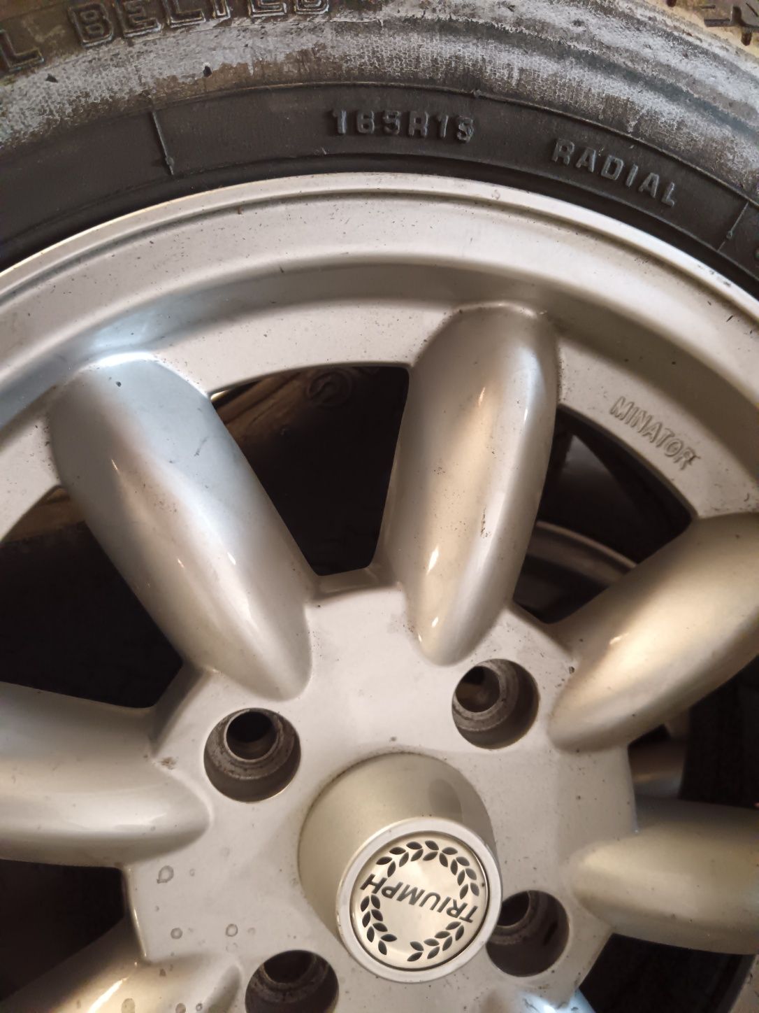 Jantes de Triumph 5 unidades com pneus