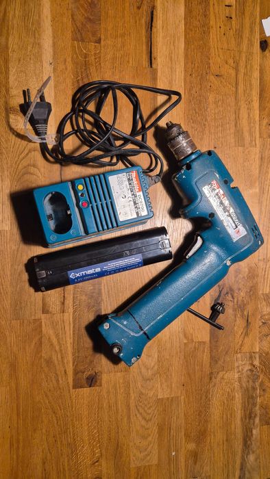 Wiertarka wkrętarka akumulatorowa Makita 9,6V 6092D zabytkowa