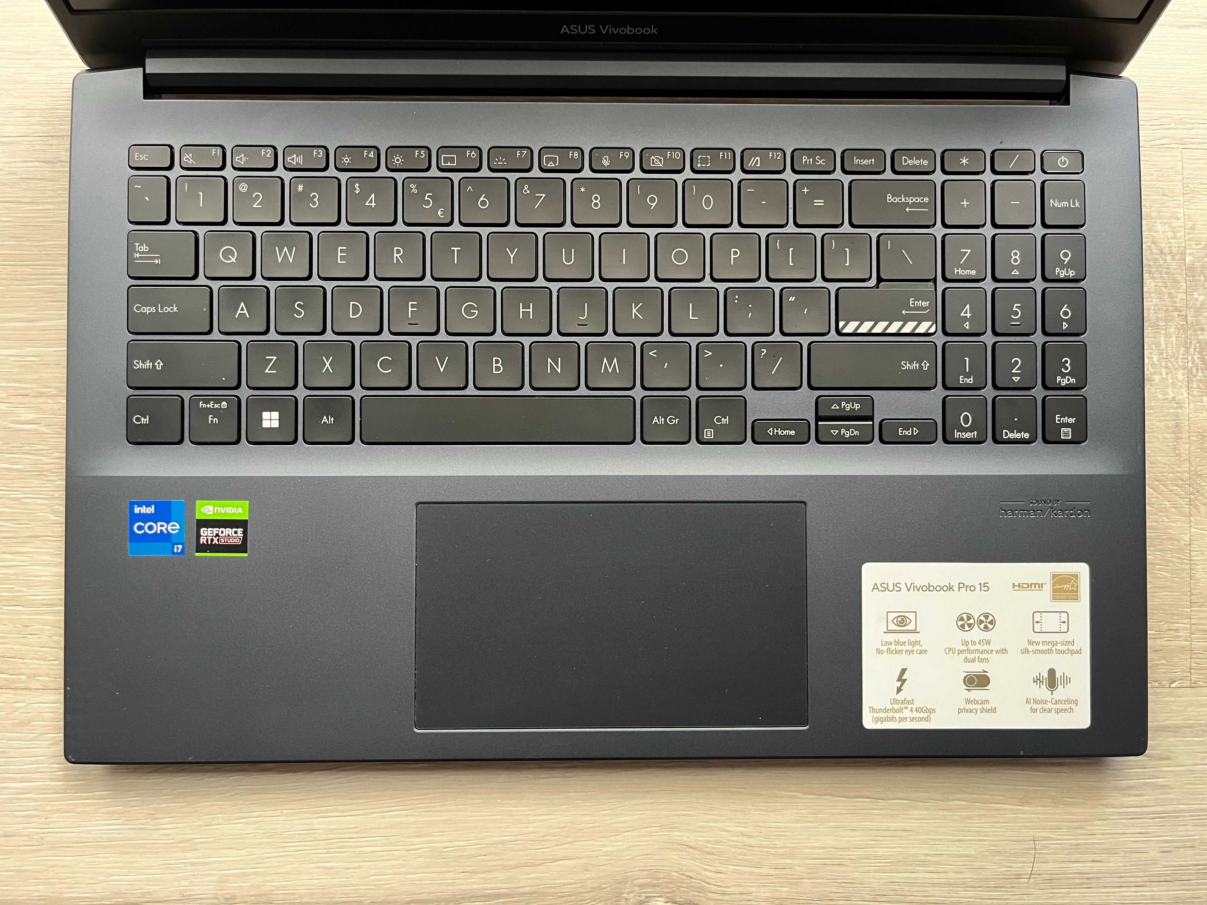 Laptop Gamingowy Vivobook Pro i7 11gen16/512 RTX3050