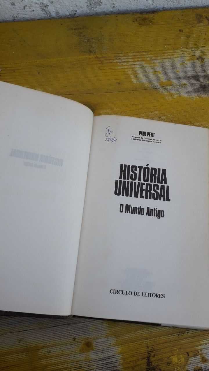 Livro Historia Universal O Mundo Antigo de Paul Petit