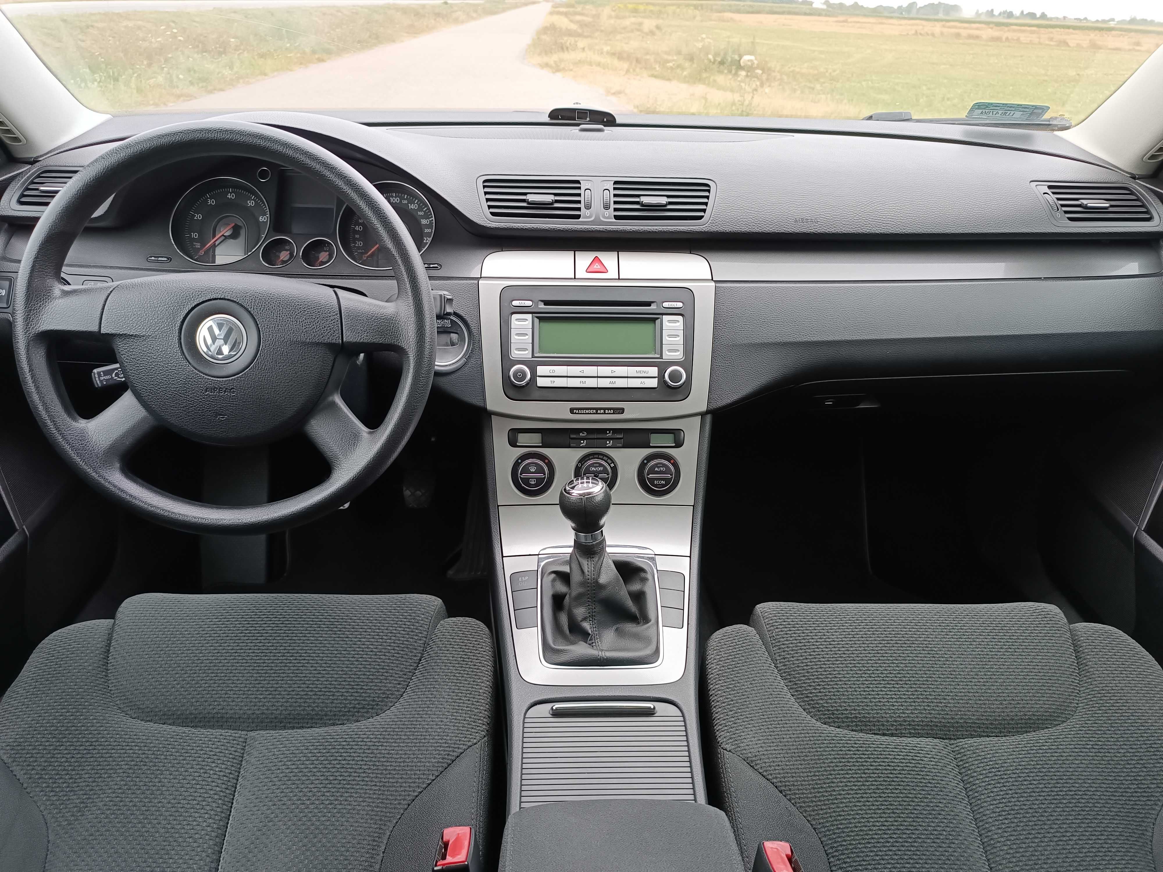 Volkswagen Passat B6, krajowy, SALON POLSKA, serwis w ASO, 2.0 benzyna