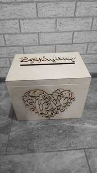 Nowa Skrzynka pudełko na koperty ślub wesele