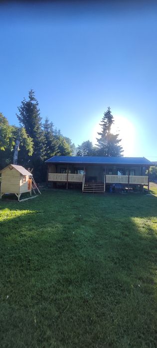Domek holenderski na Mazurach nad jeziorem Ławki
