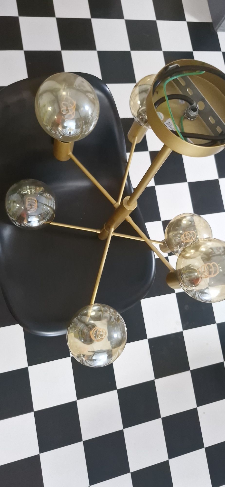 Żyrandol, lampa wisząca, regulowany, 6 żarówek marki ITALUX