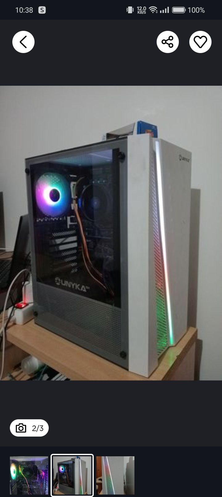 PC gamer em ótimo estado.