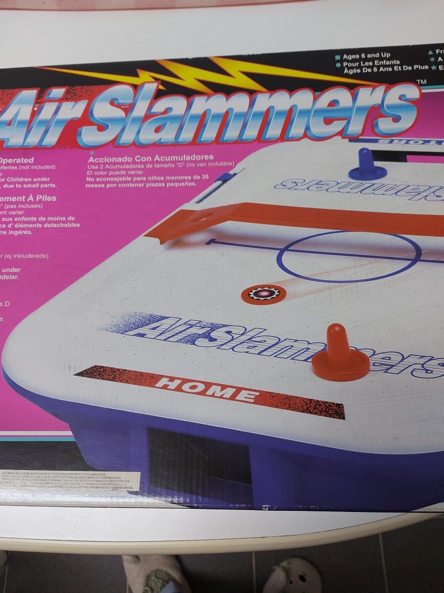 Jogo de Air Slammeys (Air Hockey) + 6 anos.