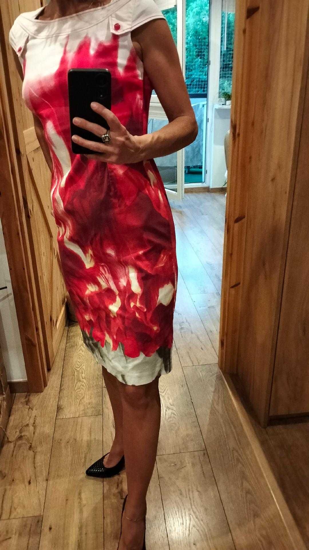 Sukienka w kwiaty vintage niepowtarzalny styl na lato