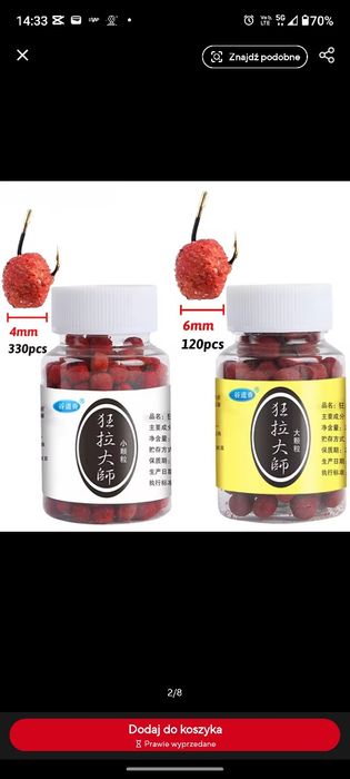 Przyneta do łowienia  ryb  z aktywatorem brań