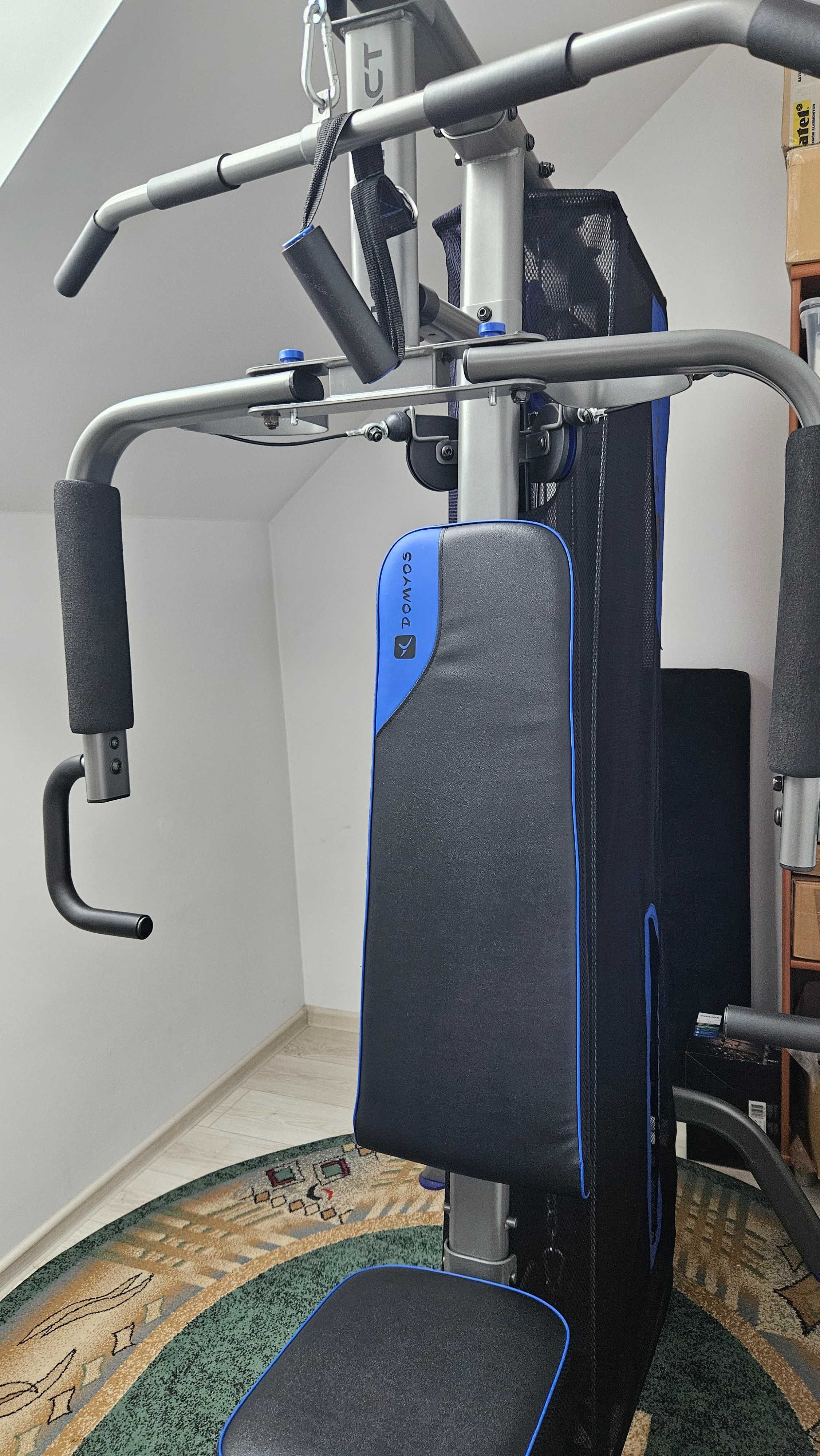 Atlas do ćwiczeń Domyos Home Gym Compact z sieci Decathlon