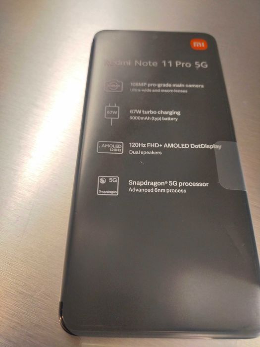 Xiaomi Redmi Note 11 Pro 5G 6.67" Dual SIM 6GB/128GB Graphite Grey