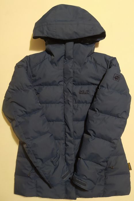 Жіночий пуховик Jack Wolfskin синього кольору