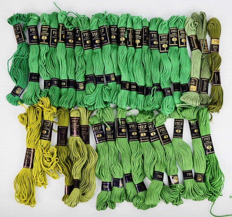 90.Wełna gobelinowa MEZ 100%Bawełna zestaw na wagę 120g