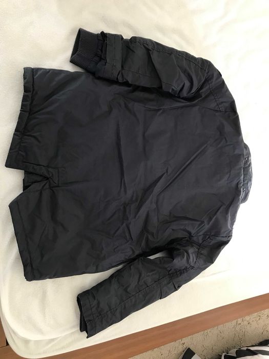 Parka Azul Escura, Tam. 7/8 Anos Como Novo