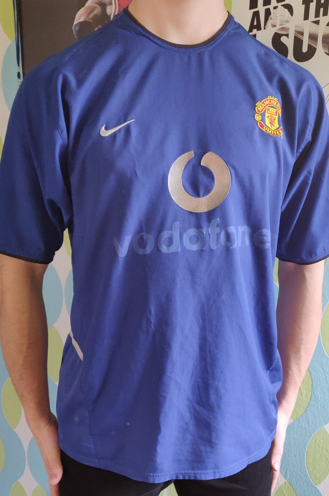 Koszulka sportowa piłkarska niebieska Manchester United