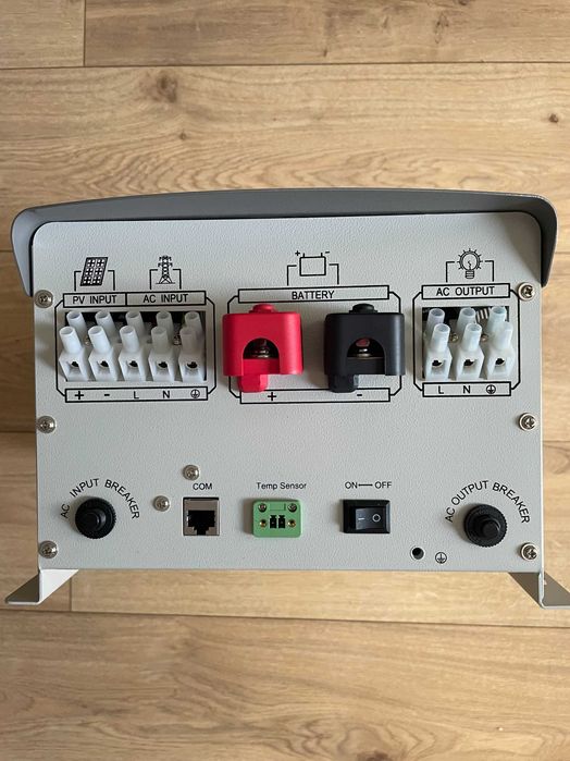 Інвертор low freqeuncy, 1кВт/12В/wifi/батарея 100А/дроти