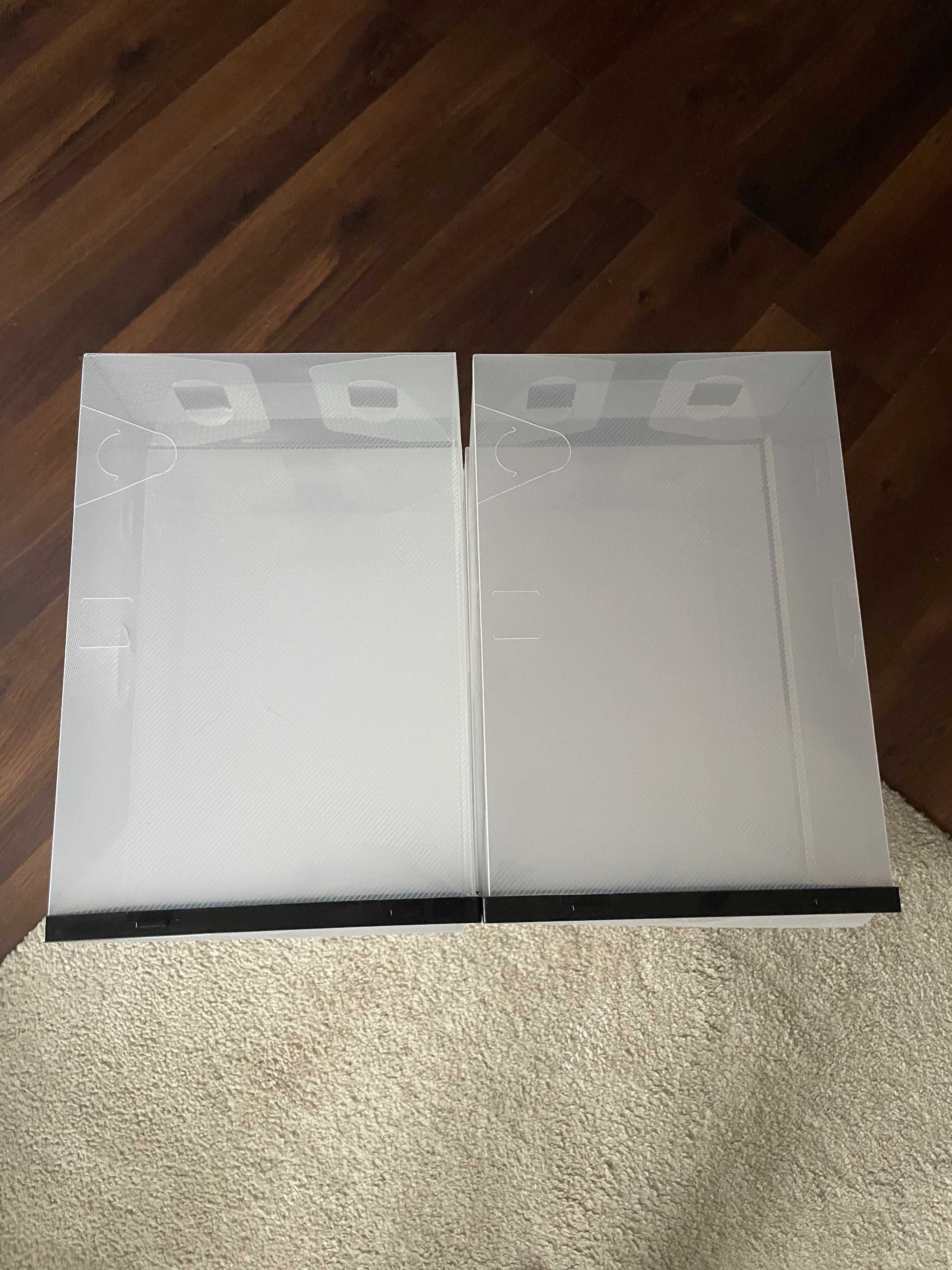 Zestaw 10 x pudełko na buty organizer box na obuwie pojemnik do szafy