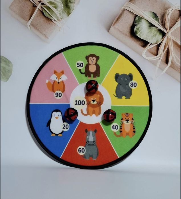 Дитяча гра в дартс з липкими кульками