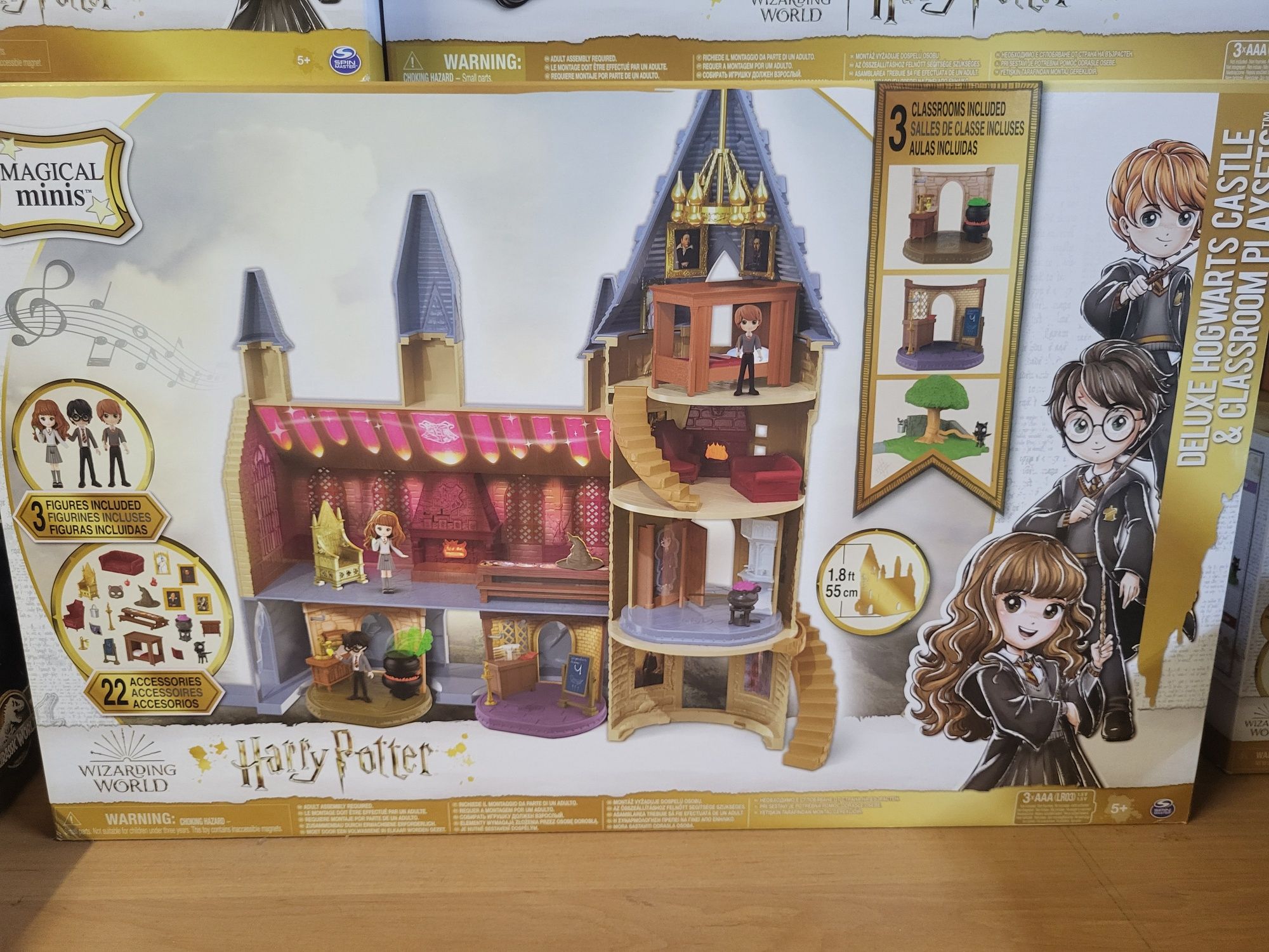 Гарри Поттер замок Хогвартс 3 фигурки22 акс, свет звук Wizarding world