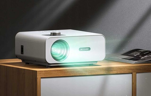 Rzutnik / Projektor LED BlitzWolf BW-V5 1080p, HDMI, USB 130 cali
