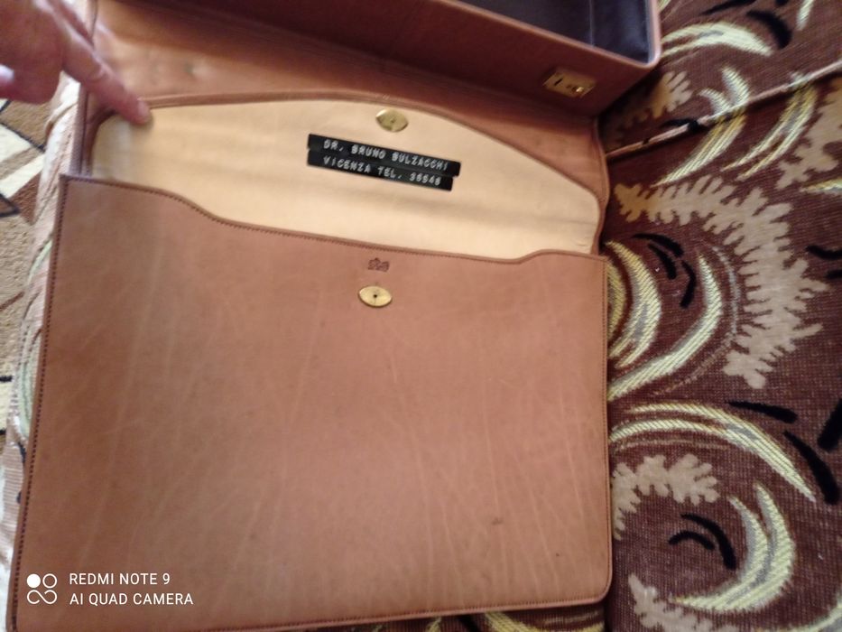 Італія РАРІТЕТ чемодан -кейс натуральна шкіра