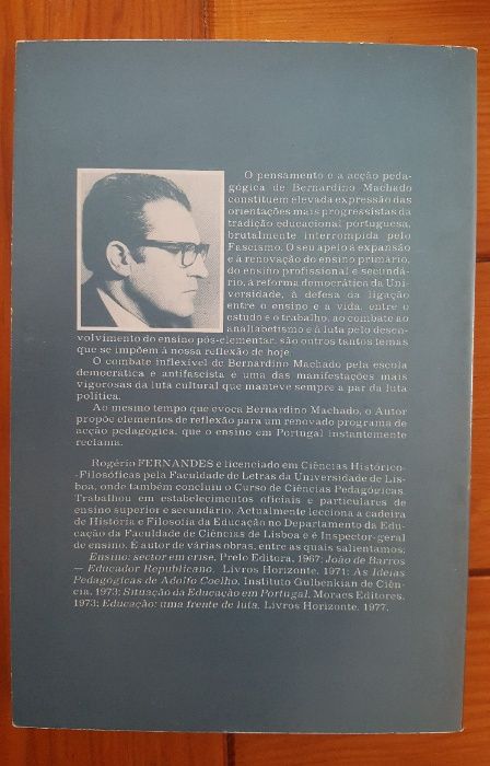 Rogério Fernandes - Bernardino Machado e os problemas da Instrução Púb