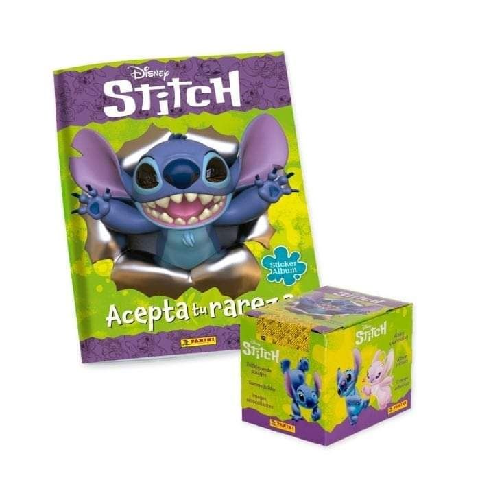 Cromos da caderneta / coleção do Stitch 2024