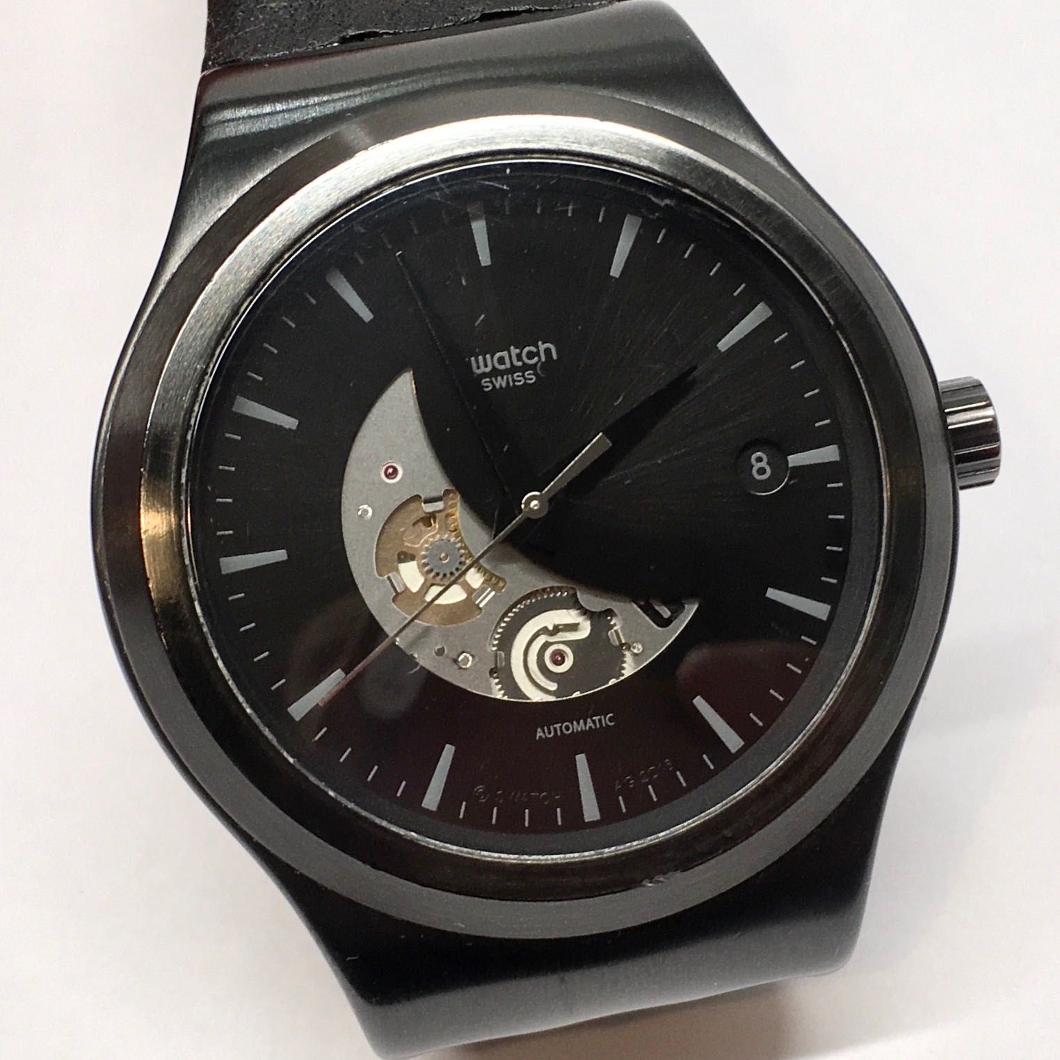 SWATCH Sistem Pilote YIB404 Zegarek męski 42mm AUTOMAT