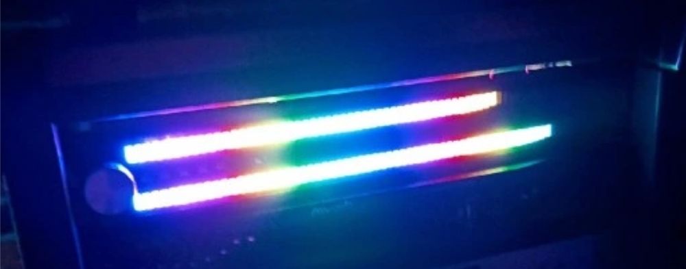 Profesjonalny wskaźnik LED wysterowania sygnału audio mic./ in sign.