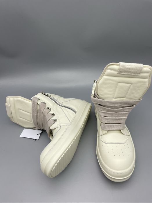 Нові Rick Owens Geobasket Jumbo Leather Sneakers/Преміум якість!