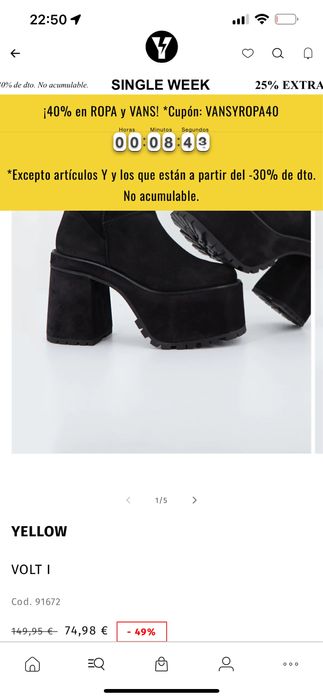 Bota Yellow nova