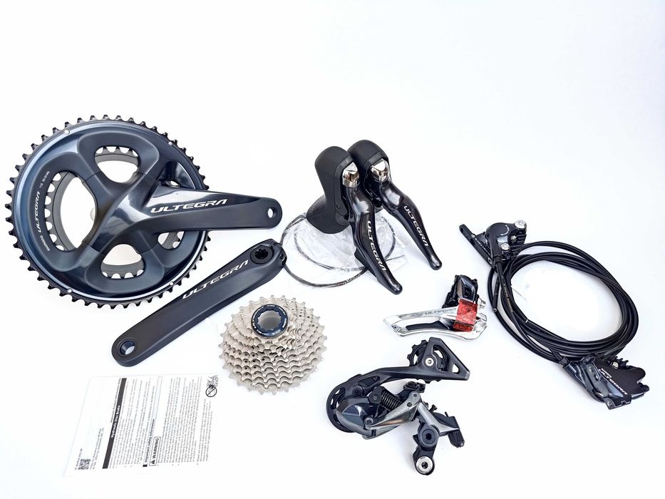 Grupa Shimano Ultegra R8000, korba, kaseta, hamulce, przerzutka (501)