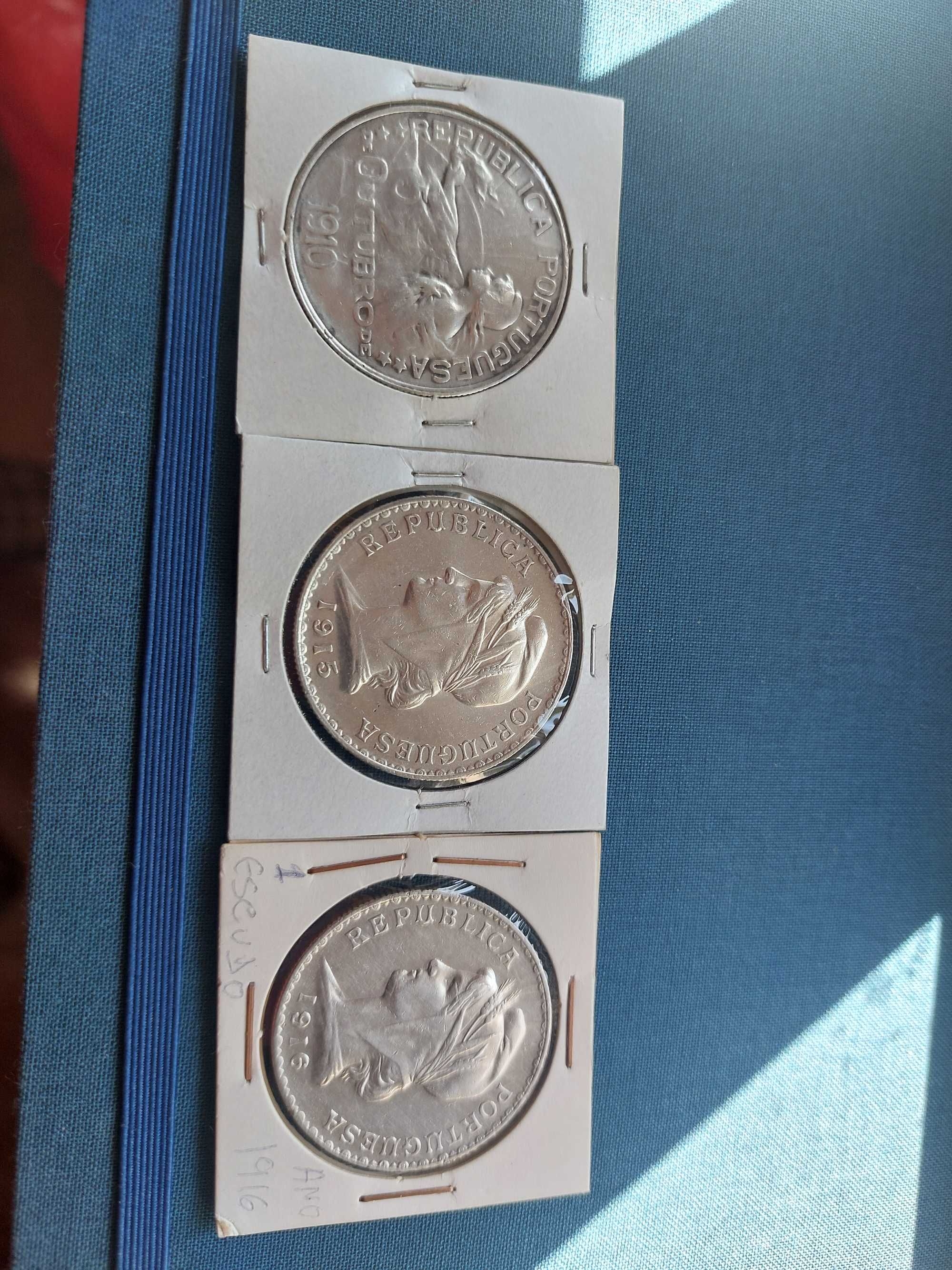 Moedas de Prata  1 escudo