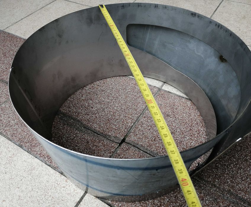 Palenisko - podstawa pod ruszt siatkę grilla patelnię. Stal nierdzewna