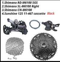 Групсет Shimano Deore 12s RD-M6100 SGS,SL-M6100 R,CN-M6100