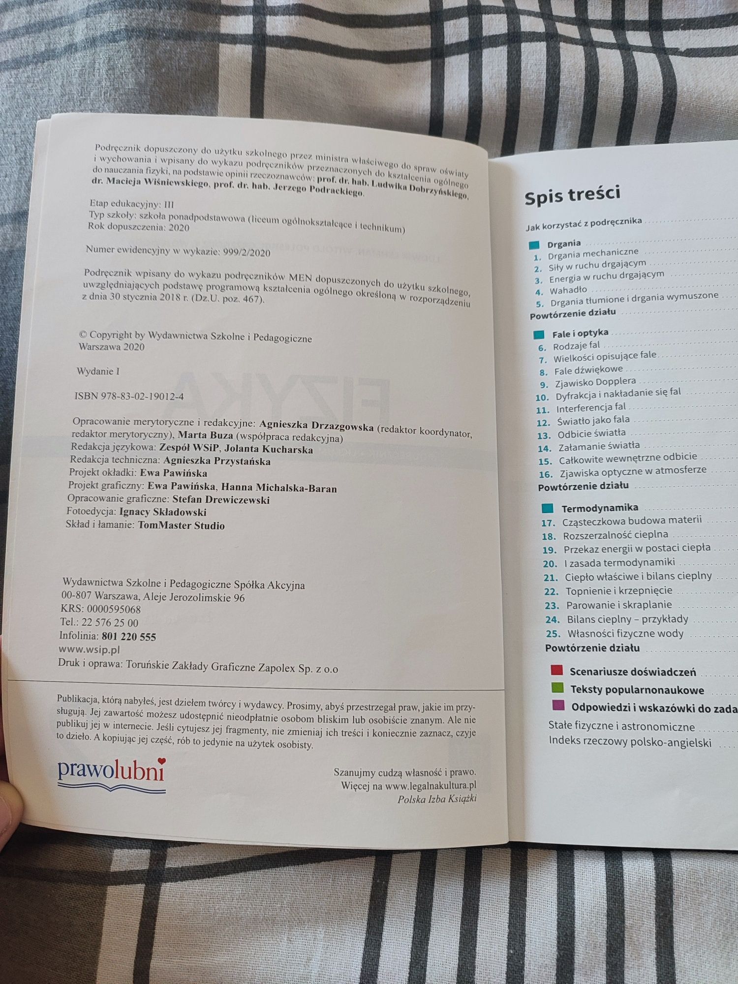 podręcznik fizyka 2 liceum i technikum zakres podstawowy
