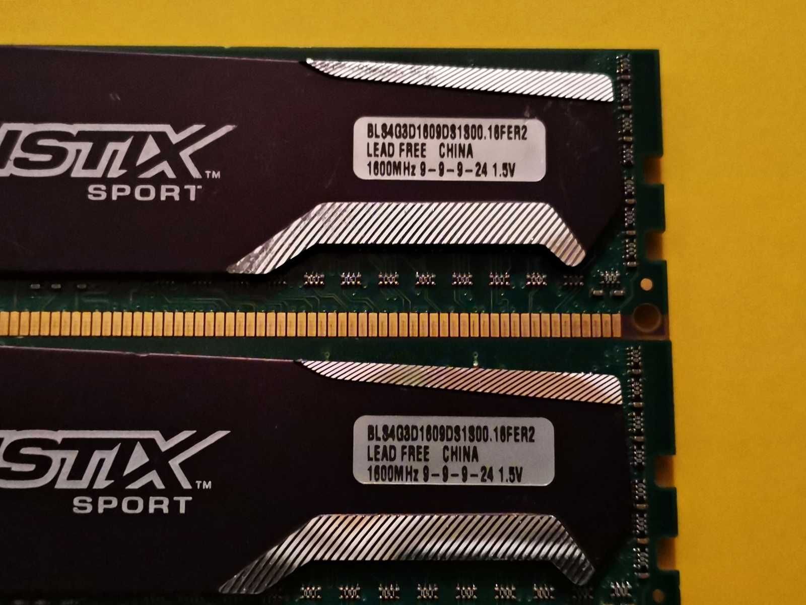 DDR3 8GB CruciaL BaLLisTiX 12800 -Komputer