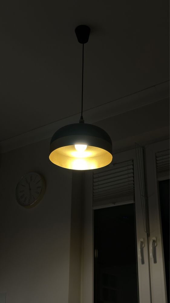 Lampy czarno złote. Kinkiety plus lampa