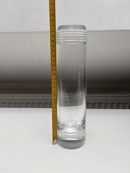 Piękny szklany nowoczesny wazon WSH - 28cm
