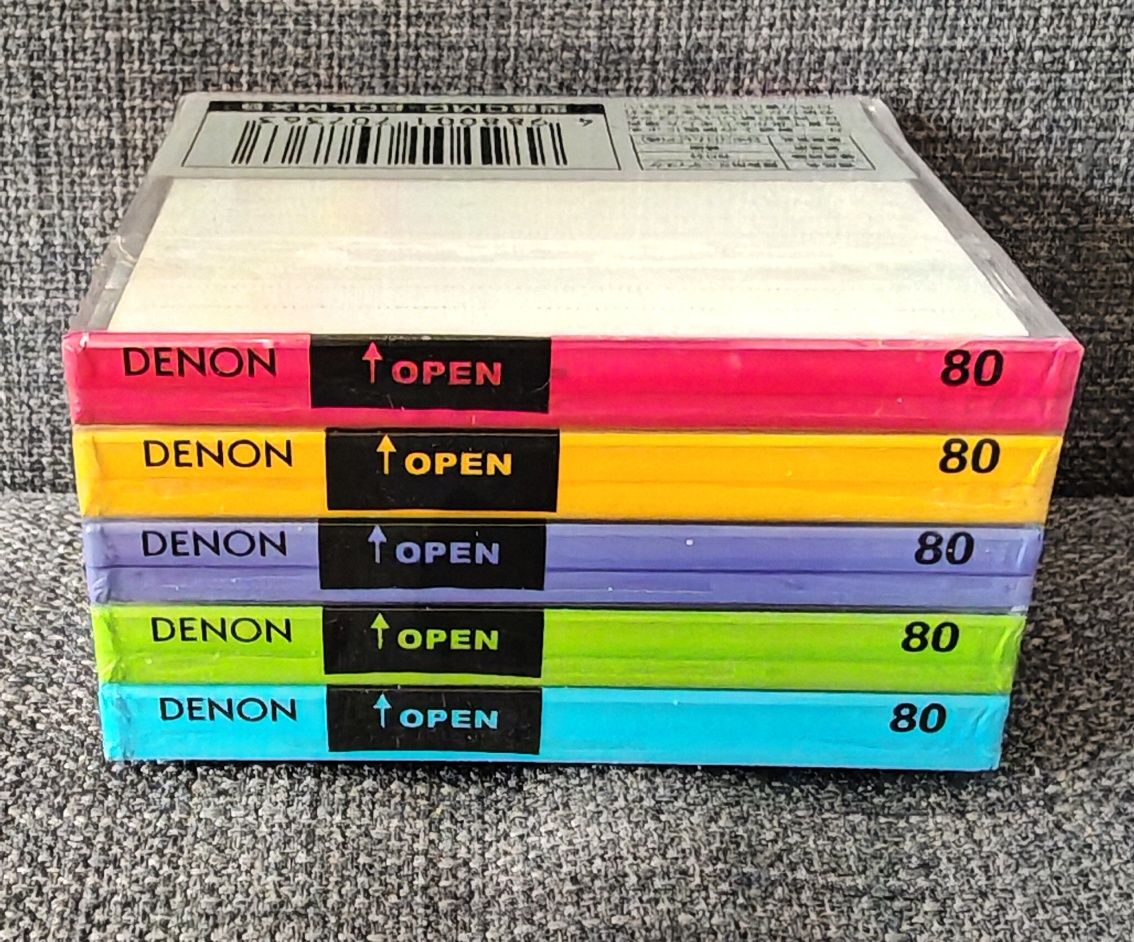 Minidisc минидиски Denon 80 min 5 шт