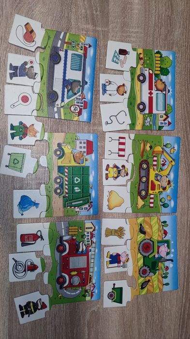 Лото пазл службові машини Granna, твердий картон