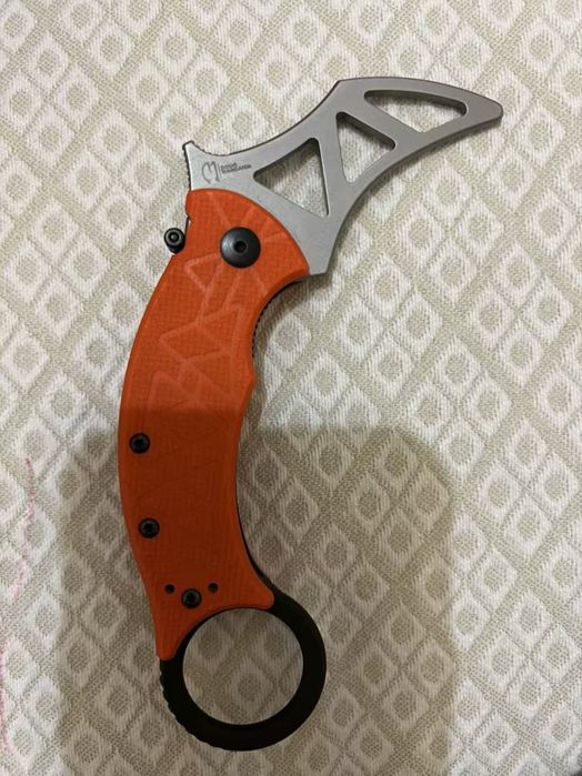 lâmina sem corte (legal). Treinador de Karambit Fox Doug Marcaida