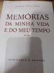 vendo livro  memorias da minha vida e do meu tempo