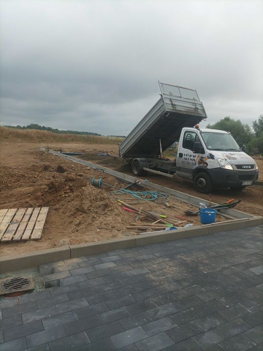 Usługi mini koparka koparka koparko ładowarka ladowarka transport lawe