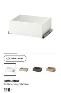 Cztery nowe szuflady IKEA Pax 50x35