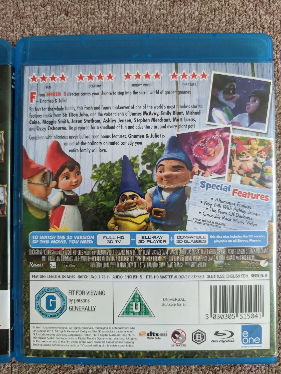 Мультфильм Blue ray 3D Alice in Wonderland The Princess Frog